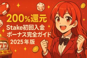 Stake初回入金ボーナス完全ガイド2025年版