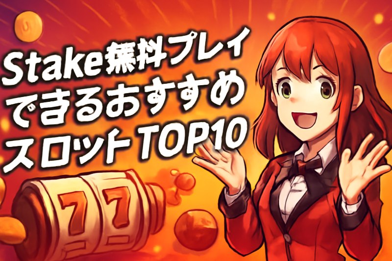 Stakeで無料プレイできるおすすめスロットTOP10