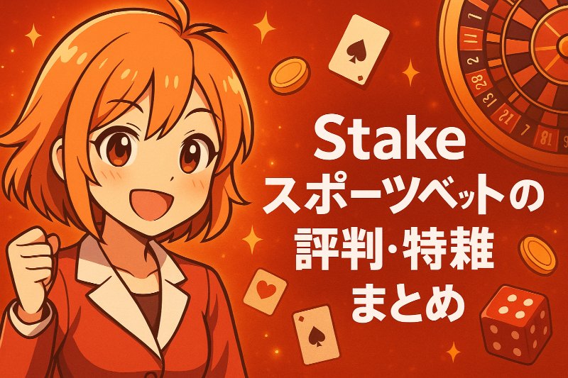 Stakeスポーツベットの評判・特徴まとめ