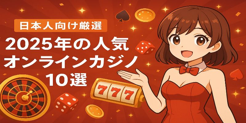 2025年人気の日本人向けオンラインカジノを厳選紹介。