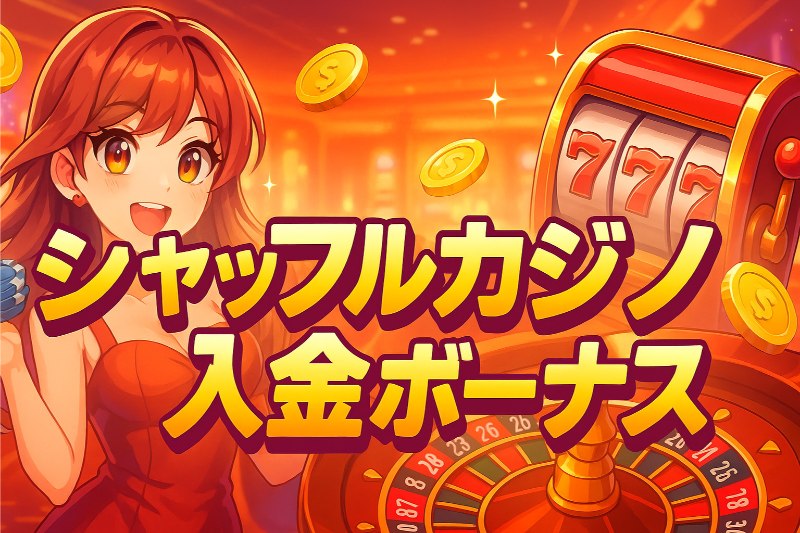 最新版】シャッフルカジノ 入金ボーナスの全内容と受け取り方法