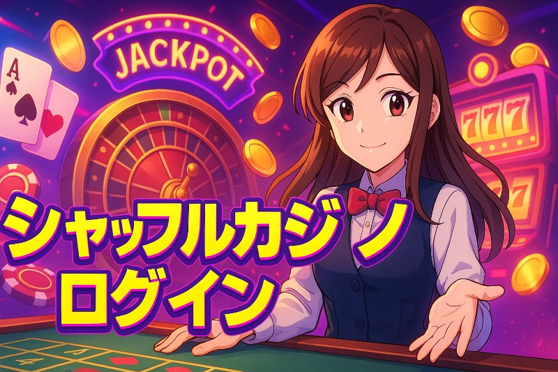 【初心者向け】シャッフルカジノ ログイン完全マニュアル。