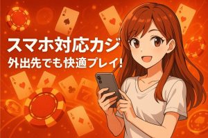 スマホ対応カジノおすすめ10選｜外出先でも快適プレイ！
