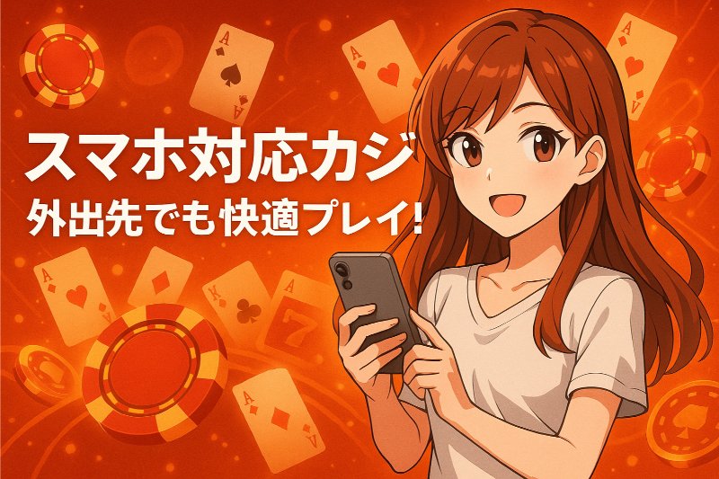 スマホ対応カジノおすすめ10選｜外出先でも快適プレイ！