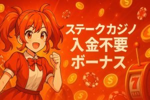 ステークカジノ 入金不要ボーナス